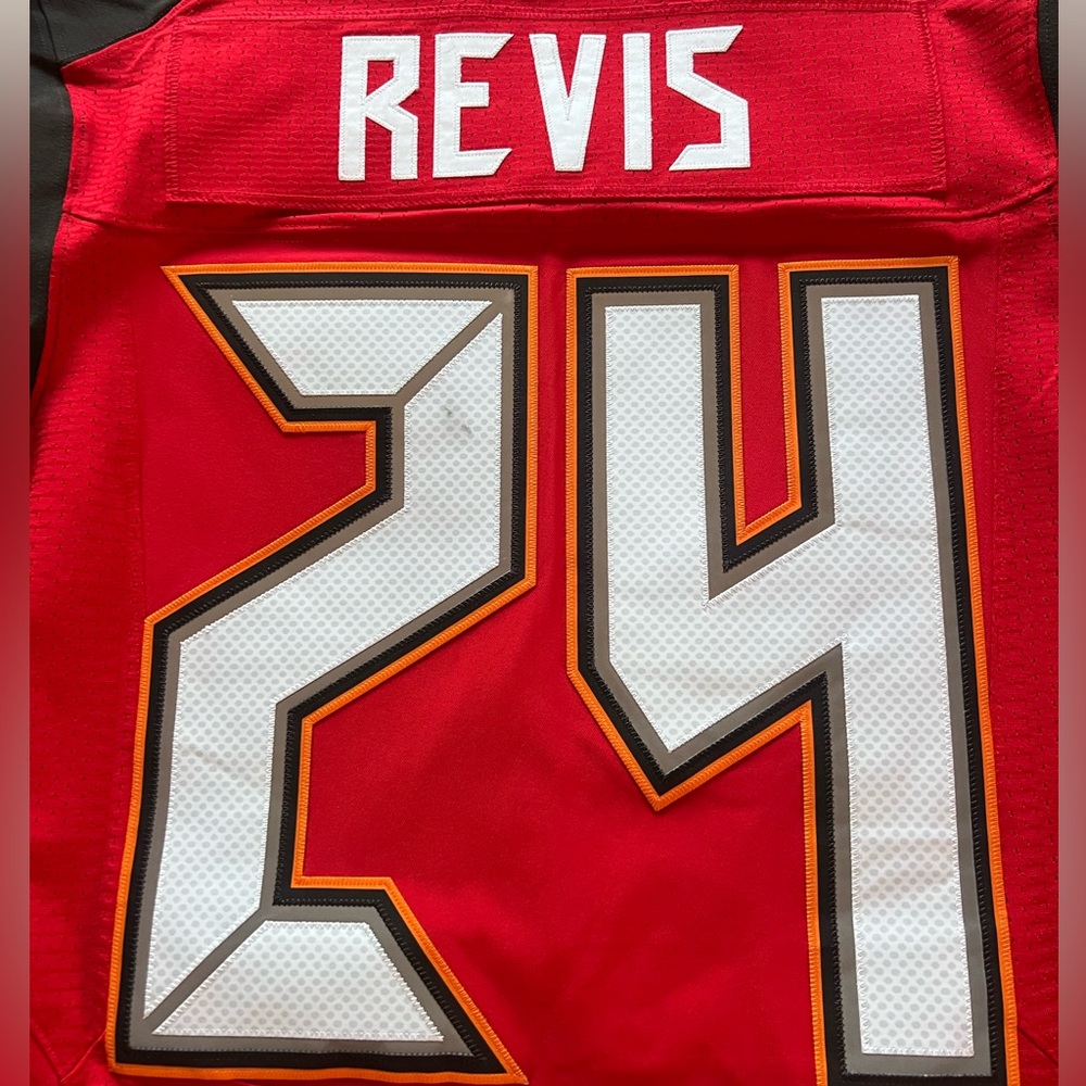 Darrelle Revis Tampa Bay Buccaneers embroidered Nike jersey - Picture 6 of 11